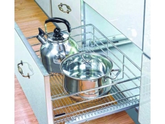 Ngăn kéo để xoong nồi nan Inox 304 cao cấp, giảm chấn gắn liền 